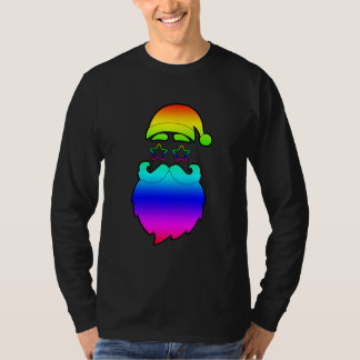 Merry Christmas Santa Rainbow T-Shirt