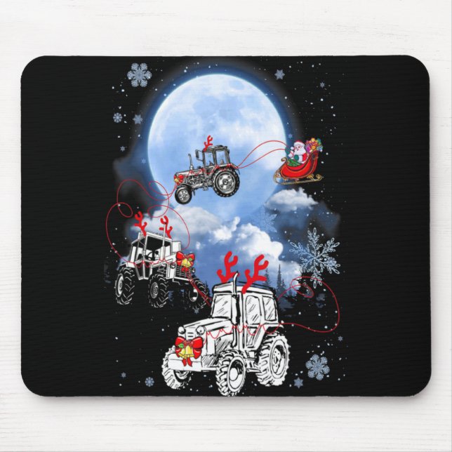 Merry Christmas Santa Ride Truck Sleigh Xmas Paj T Musmatta (Framsidan)