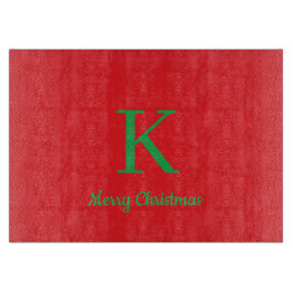 Merry Christmas Script Personalized Monogram