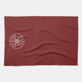 Merry Christmas Snowflake Kökshandduk