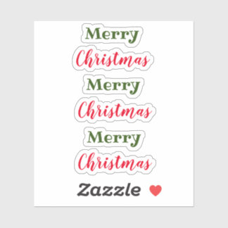 Merry Christmas Sticker Klistermärken