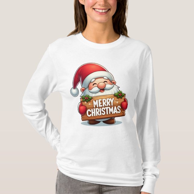 merry Christmas T Shirt (Framsida)