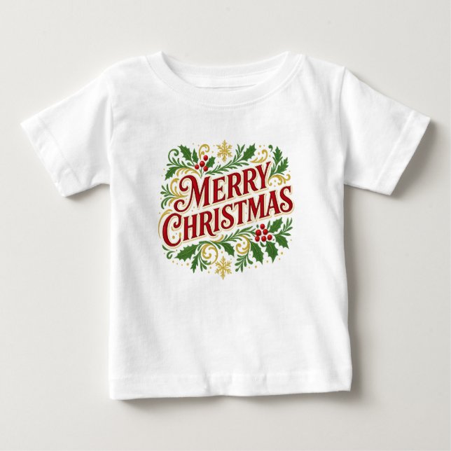 Merry Christmas T-shirt (Framsida)
