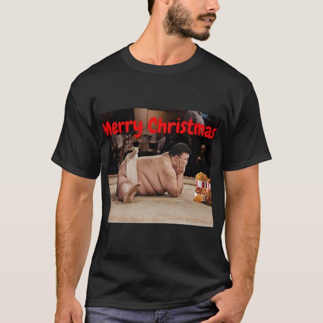 Merry Christmas T Shirt (Framsida)