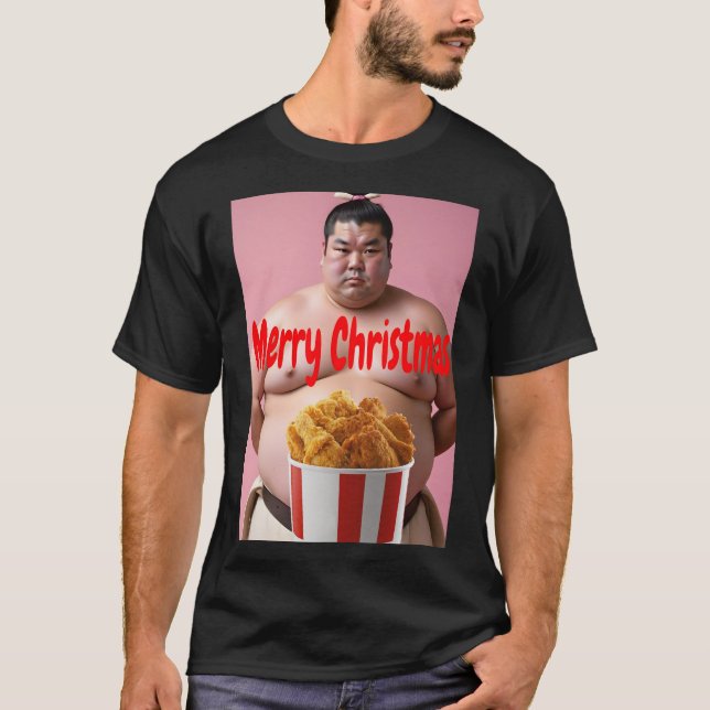 Merry Christmas T Shirt (Framsida)