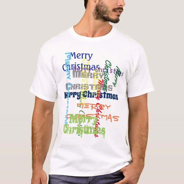 Merry Christmas T-Shirt (Framsida)