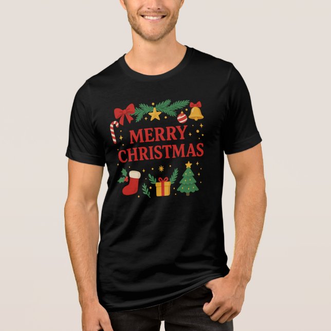Merry Christmas T-Shirt (Framsida)