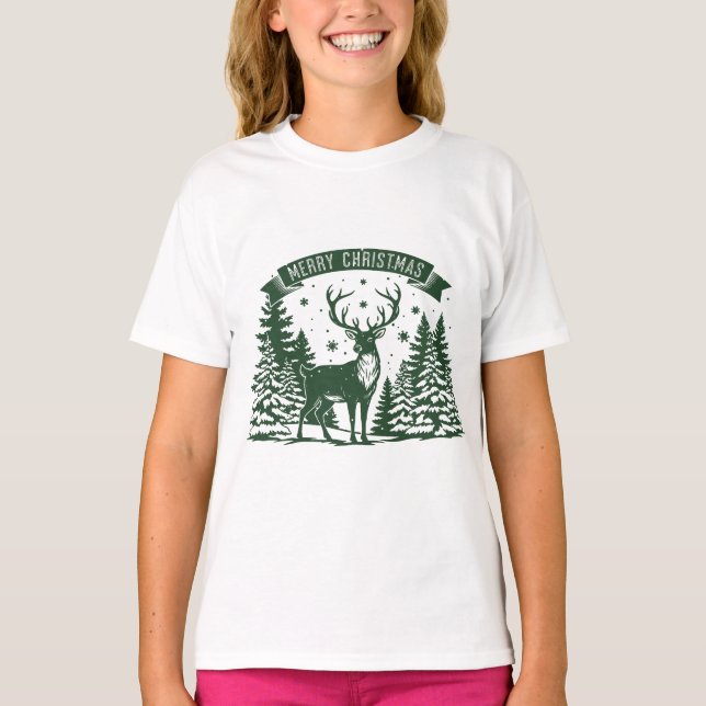 Merry Christmas T Shirt (Framsida)