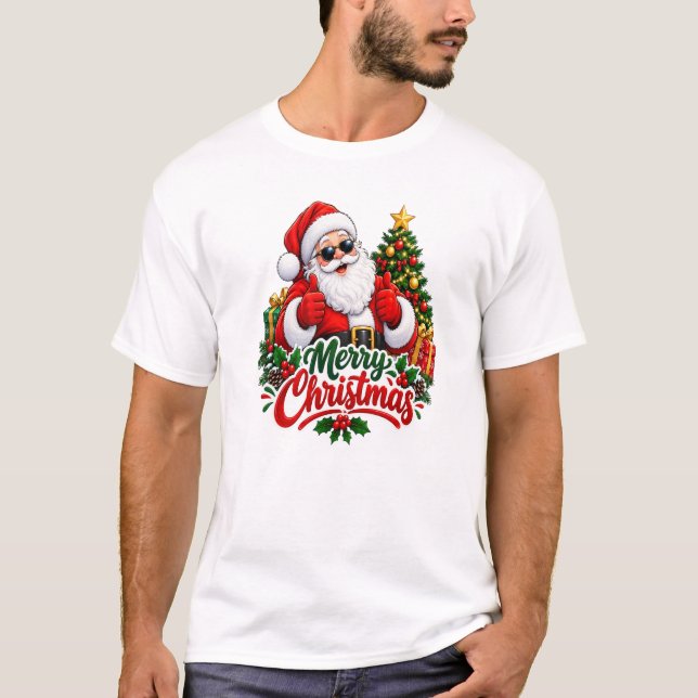 Merry Christmas T Shirt (Framsida)