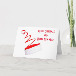 MERRY "CHRISTMAS" TILL FAMILJ OCH VÄNNER KORT