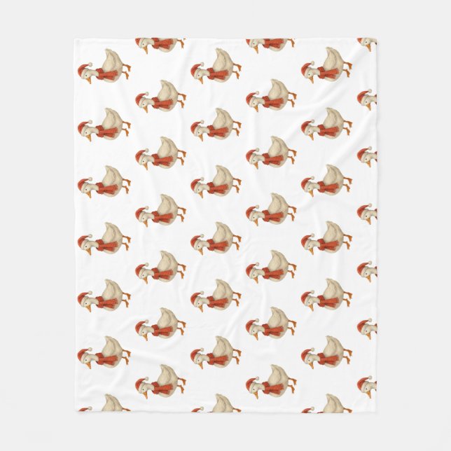 Merry Christmas to my Silly Goose Fleecefilt (Framsidan)