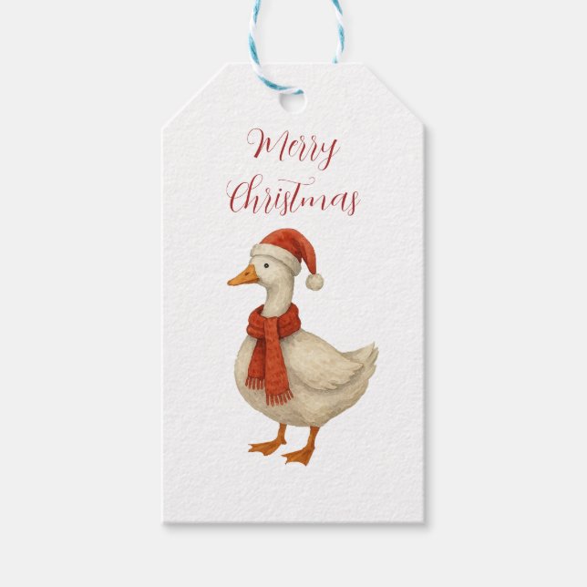 Merry Christmas to my Silly Goose Presentetikett (Framsidan)