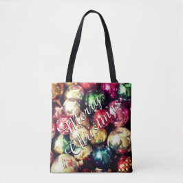 "Merry Christmas" Tote Bag Tygkasse
