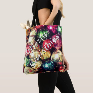 "Merry Christmas" Tote Bag Tygkasse