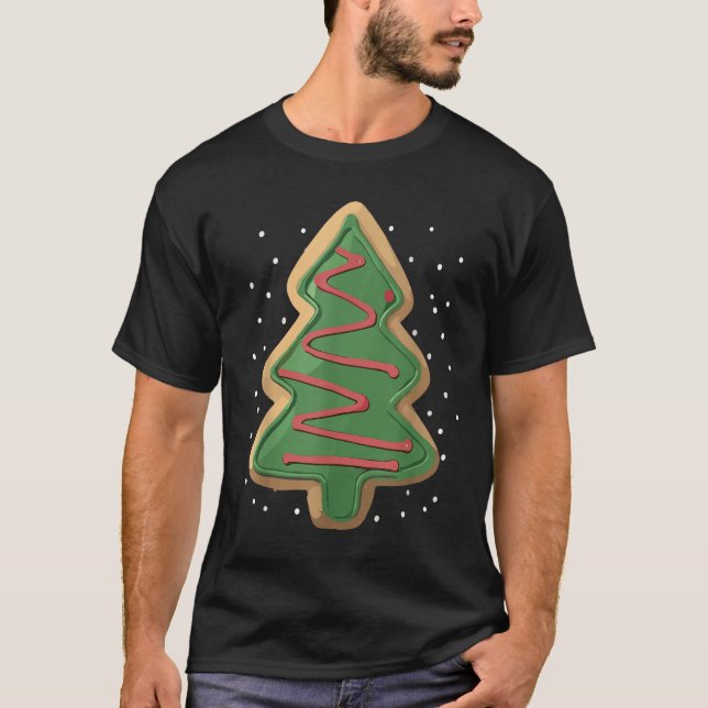 Merry Christmas Tree Christmas  T Shirt (Framsida)