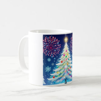 Merry Christmas Tree Coffee Mug – Winter Festival Kaffemugg