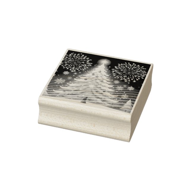 Merry Christmas Tree Coffee Mug – Winter Festival  Stämpel (Stämpel)