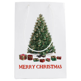 Merry Christmas. Tree (design 1) with gifts
