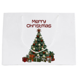 Merry Christmas Tree Gift Bag