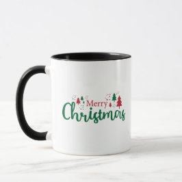 Merry Christmas Tree Holiday Mug, 11 oz Mugg
