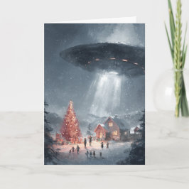Merry Christmas UFO Helgkort