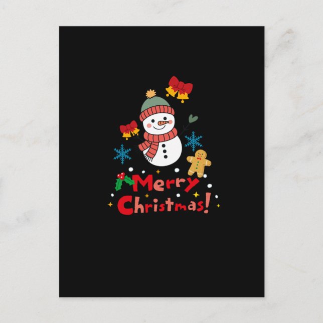 Merry Christmas! Vykort (Framsida)