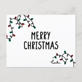 merry christmas  vykort