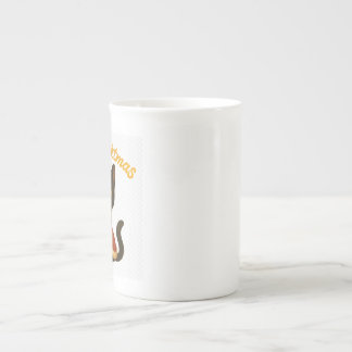 Merry Christmas with Emi the Black Cat Benporslin Mugg