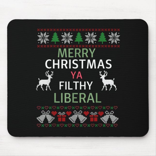 Merry Christmas Ya Filthy Liberals Ugly Christmas  Musmatta (Framsidan)