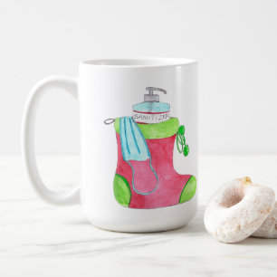 Merry Christmask Stocking Kaffemugg