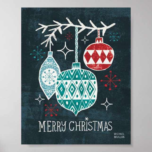 Merry Christmastime Ornaments Poster (Framsidan)