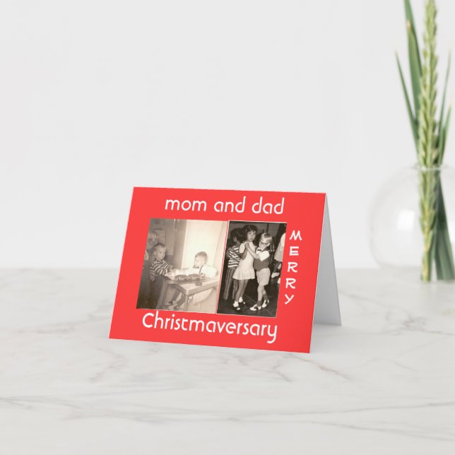 Merry Christmaversary Helgkort (Framsida)