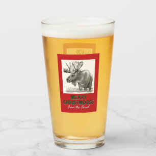 Merry Christmoose Glaskopp