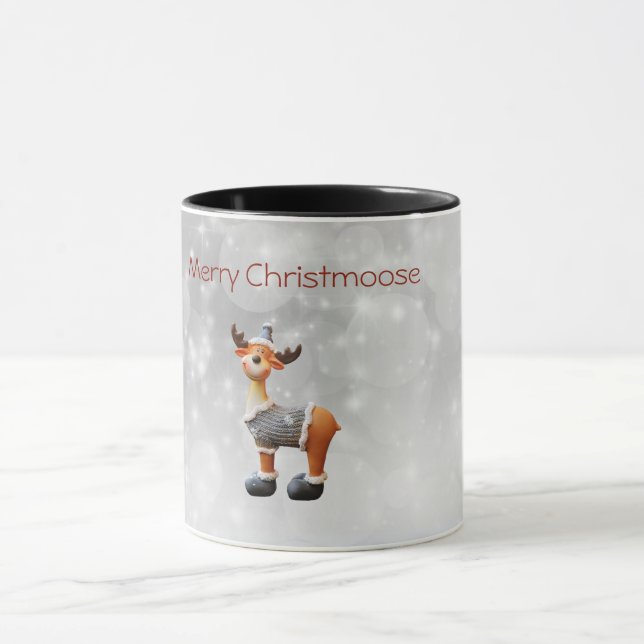 Merry Christmoose med hatt Mugg (Center)