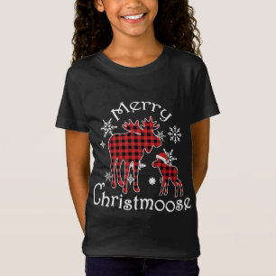 Merry Christmoose Moose Buffalo Red Play Christma T Shirt