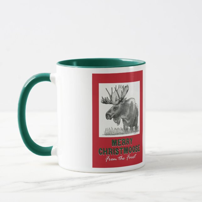 Merry Christmoose Mugg (Vänster)