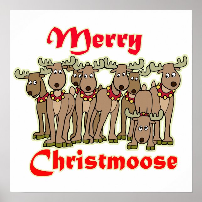 Merry Christmoose Poster (Framsidan)