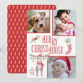 Merry "Christmoose" tre fotojul Kort