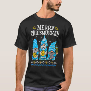 Merry Christmukkah with Gnome jul Hanukkah G T Shirt