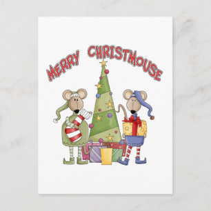 Merry Christmus Helg Vykort