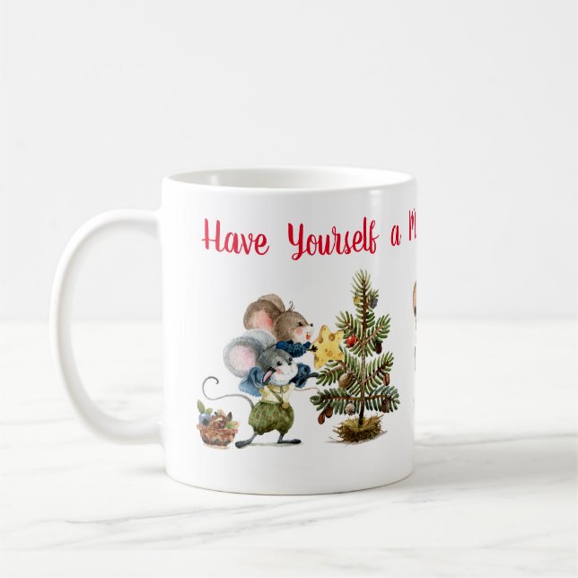 Merry Christmus Kaffemugg (Vänster)