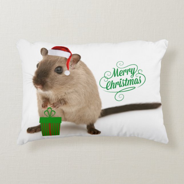 Merry Christmus Prydnadskudde (Framsidan)