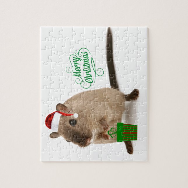 Merry Christmus Pussel (Vertikal)