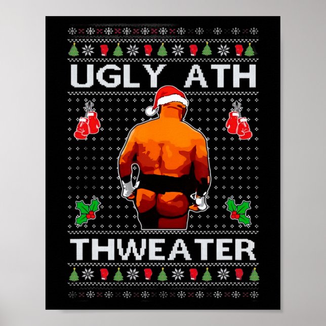 Merry Chrithmith Kith My Ath Butt Viral Fight Meme Poster (Framsidan)