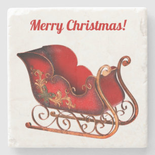 Merry Chrostmas Stone Underlägg