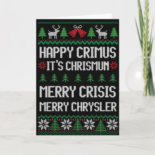 Merry Chrysler - Lycklig Crimus, Merry Crisis Jula Kort (Framsida)