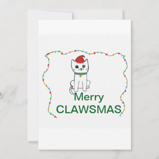 Merry CLAWSMAS Julkort