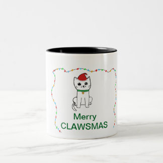 Merry Clawsmas Två-Tonad Mugg