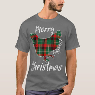 Merry Clucking jul Funy Chicken Älskare Farme T Shirt