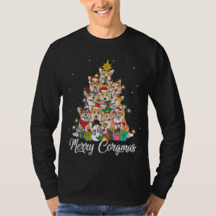 Merry Corgmas Corgi Julgran Fairy Ljus Do T Shirt